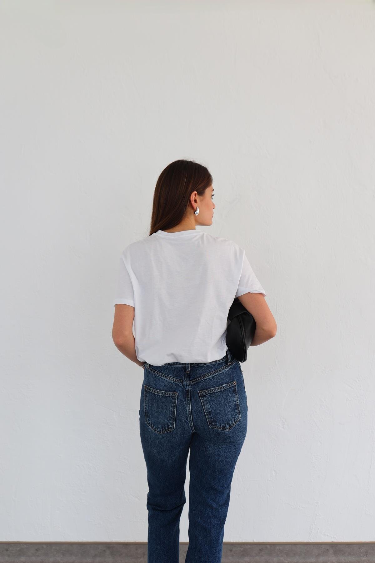 Vi Beyaz Tshirt