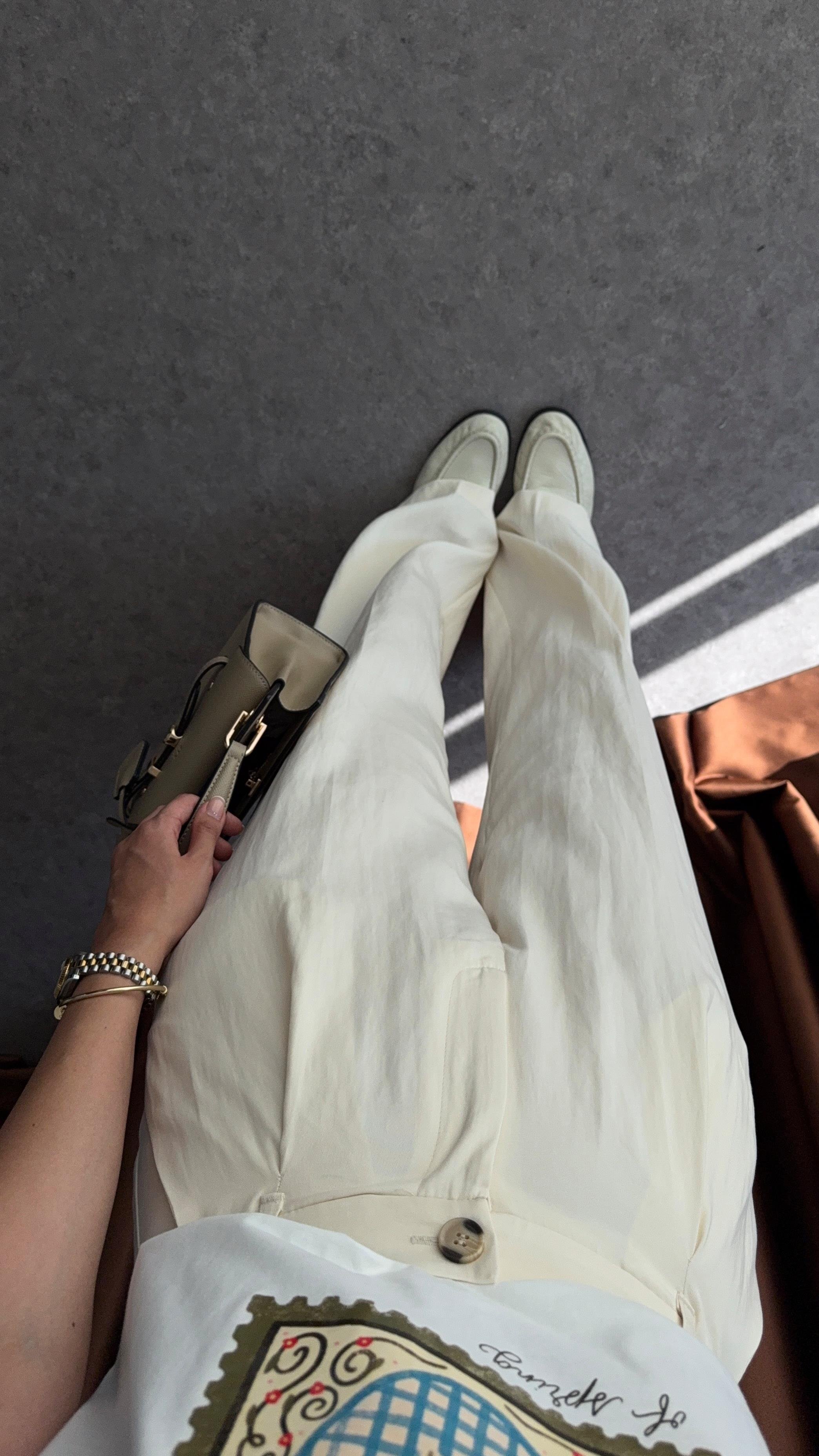 Yazlık Krem Pantolon