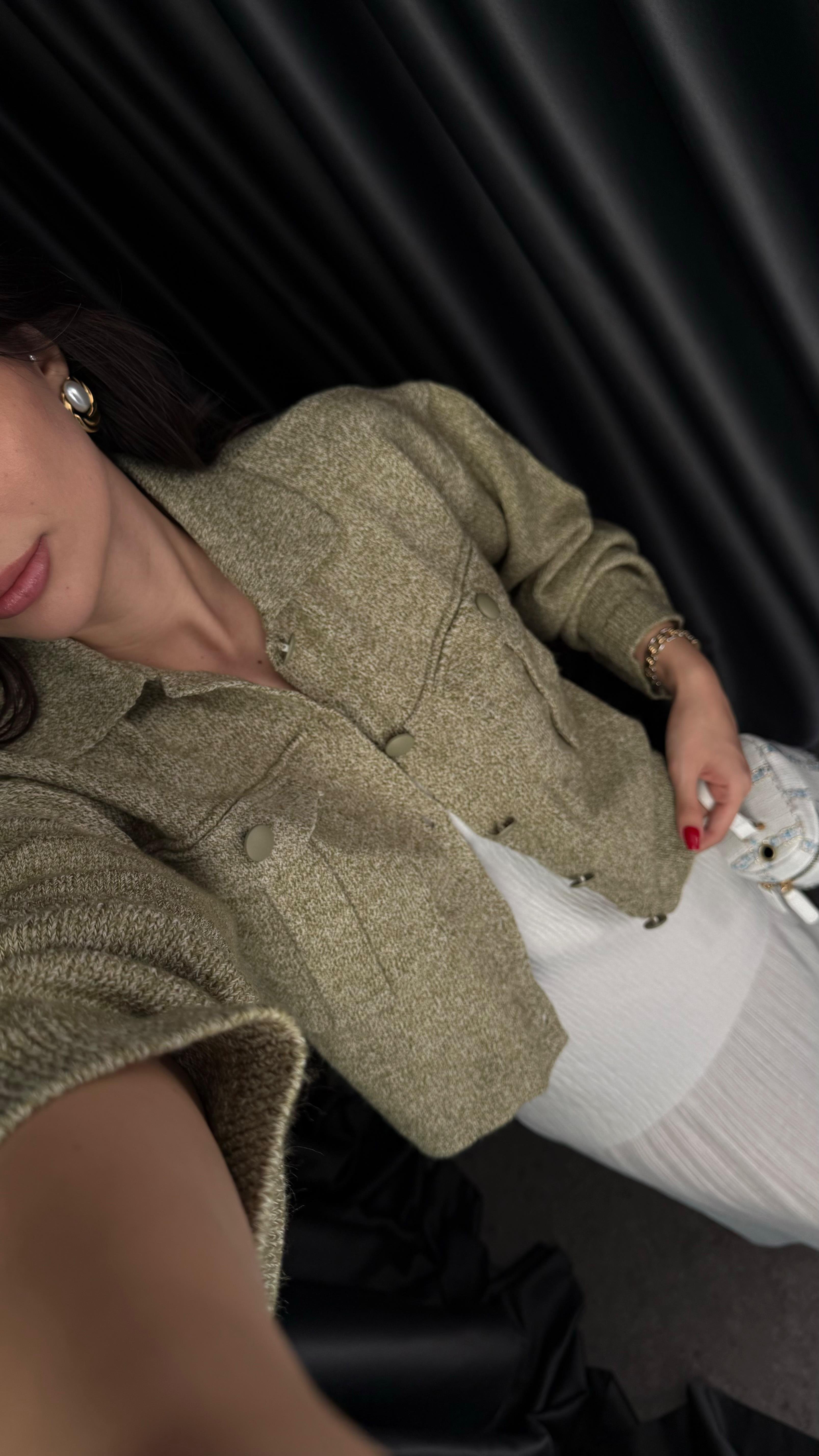 Yeşil Ceket Hırka