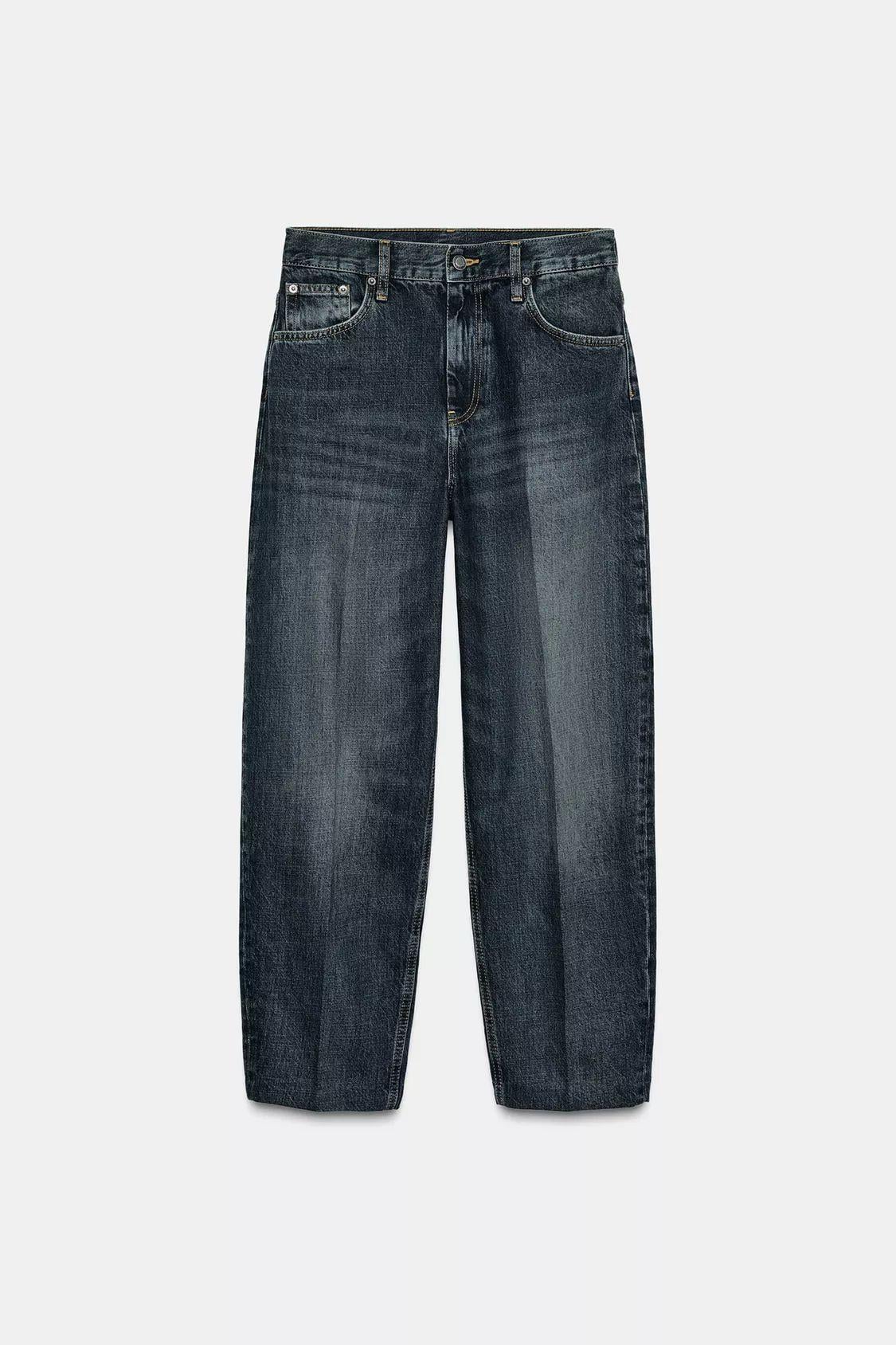 Yıkamalı Lacivert Skater Jean