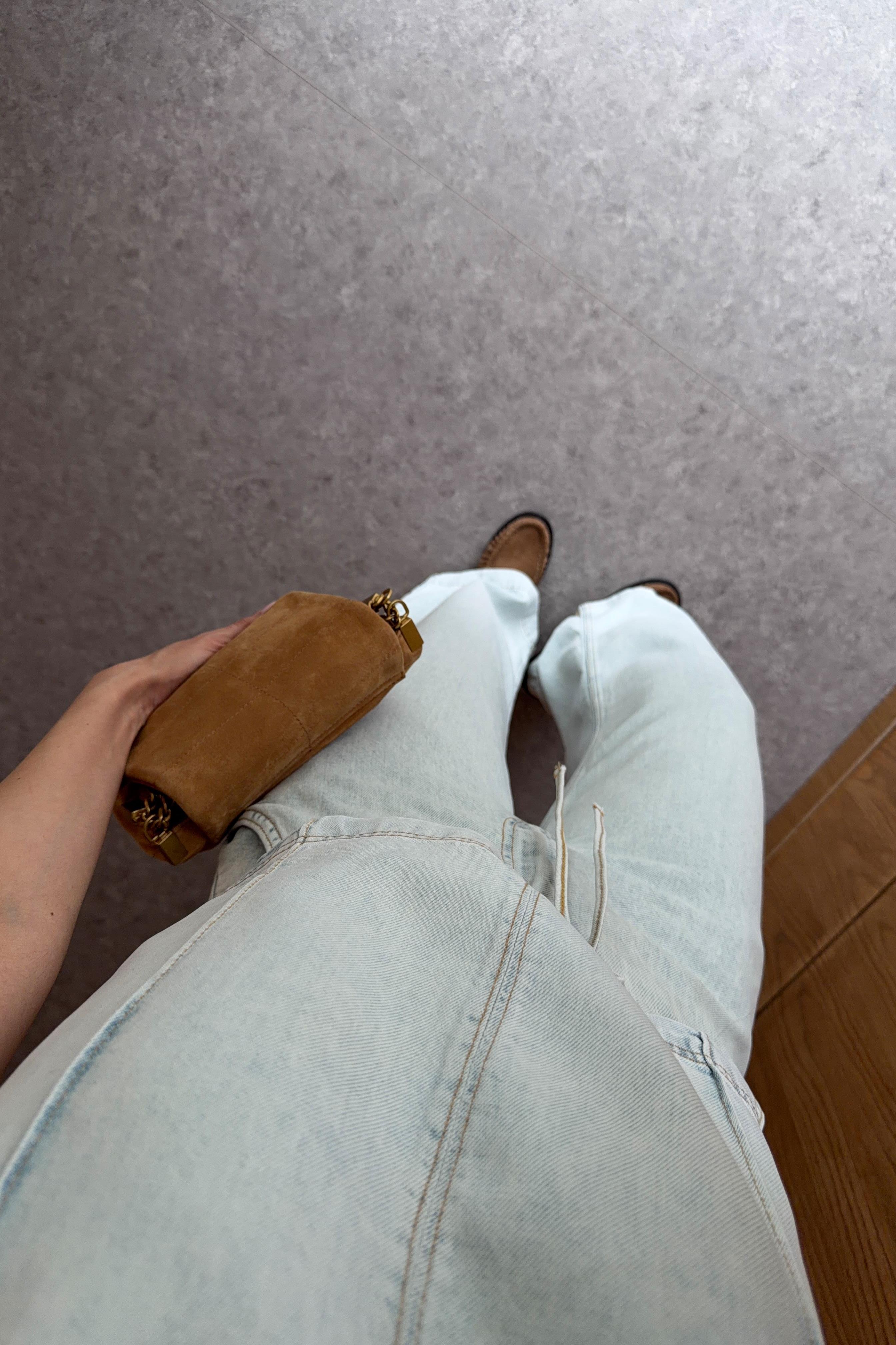 Yıkamalı Mavi İkili Denim Takım