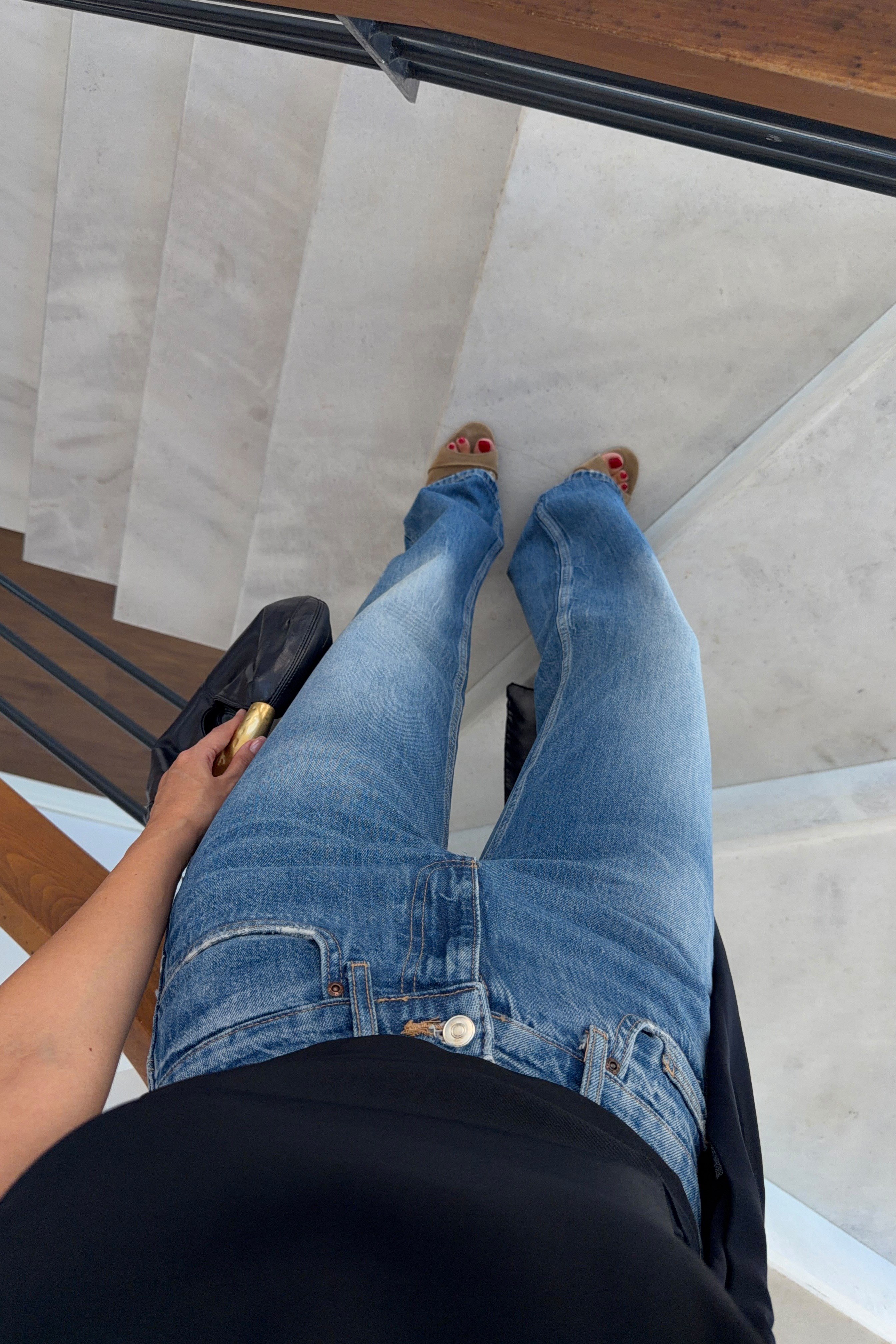Yıkamalı Straight Kesim Jean