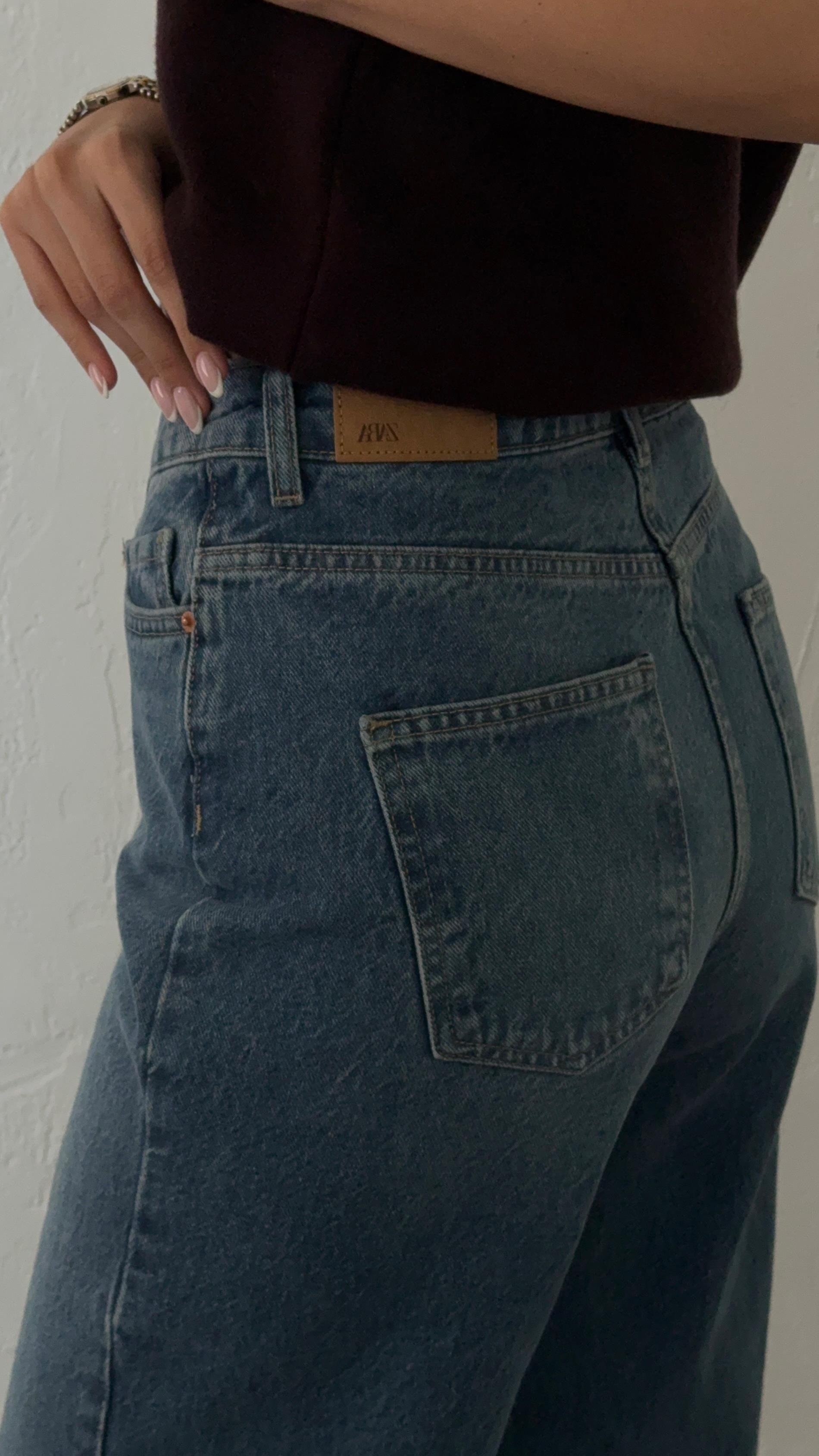 Yüksek Bel Straight Jean