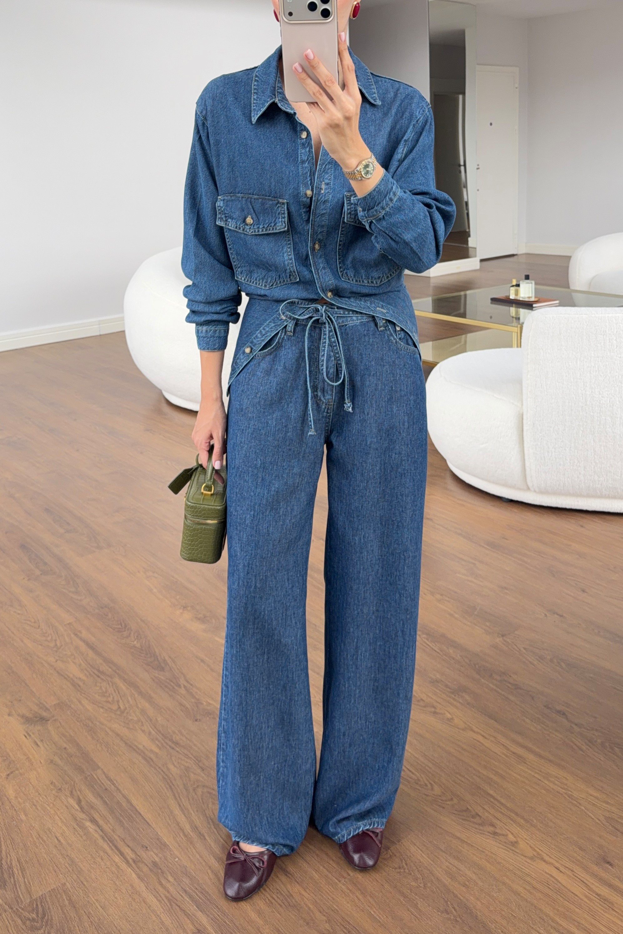 Yumuşak Denim Pantolon 