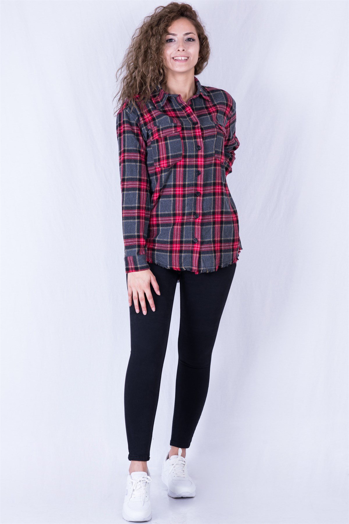 Kırmızı Ekose Gömlek Krl-M2708