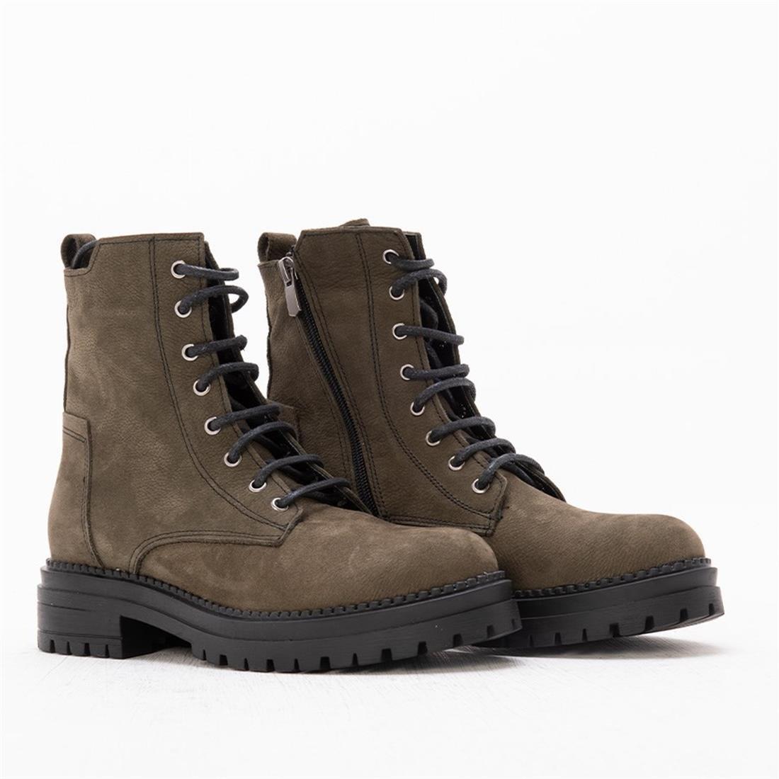 GUSSE AGATHE KADIN HAKIKI NUBUK DERI BOT 41-01-1