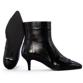 Gusse Ailere Kadın Hakiki Rugan Deri Bot 2586