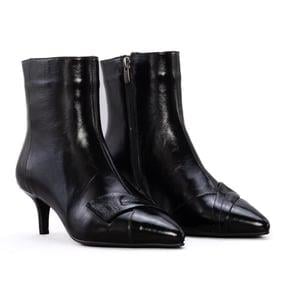 Gusse Ailere Kadın Hakiki Rugan Deri Bot 2586