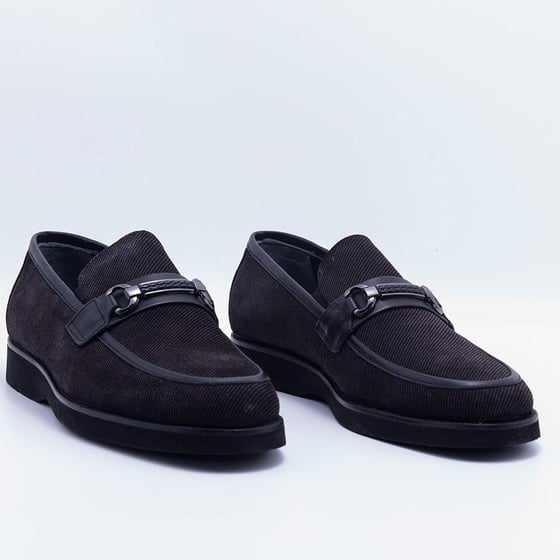 Gusse Alan Erkek Hakiki Süet Deri Loafer Ayakkabı-569