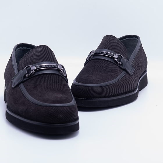 Gusse Alan Erkek Hakiki Süet Deri Loafer Ayakkabı-569