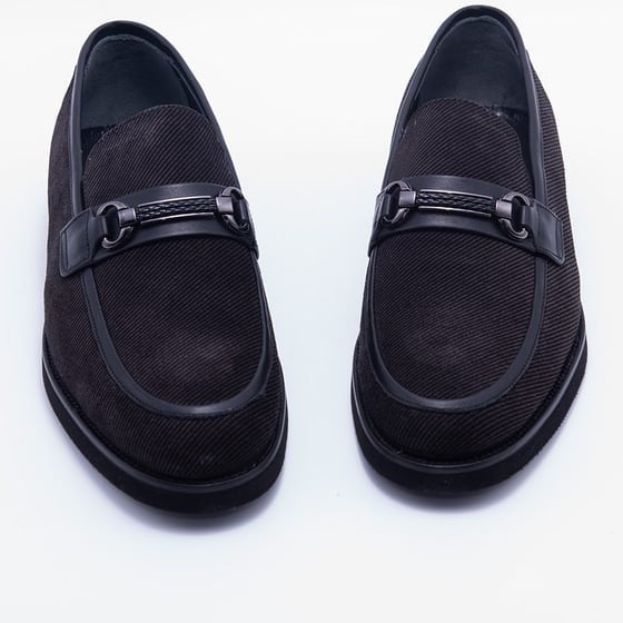 Gusse Alan Erkek Hakiki Süet Deri Loafer Ayakkabı-569