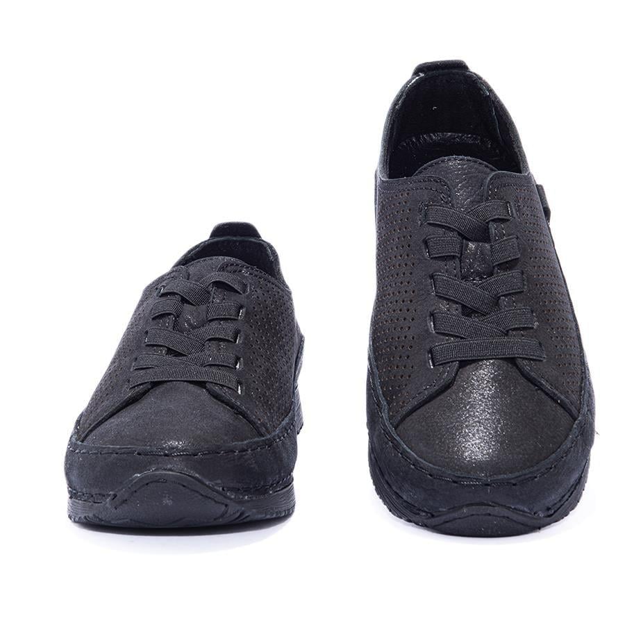 Gusse Alectrona Kadın Hakiki Deri Simli Casual Ayakkabı 233030S