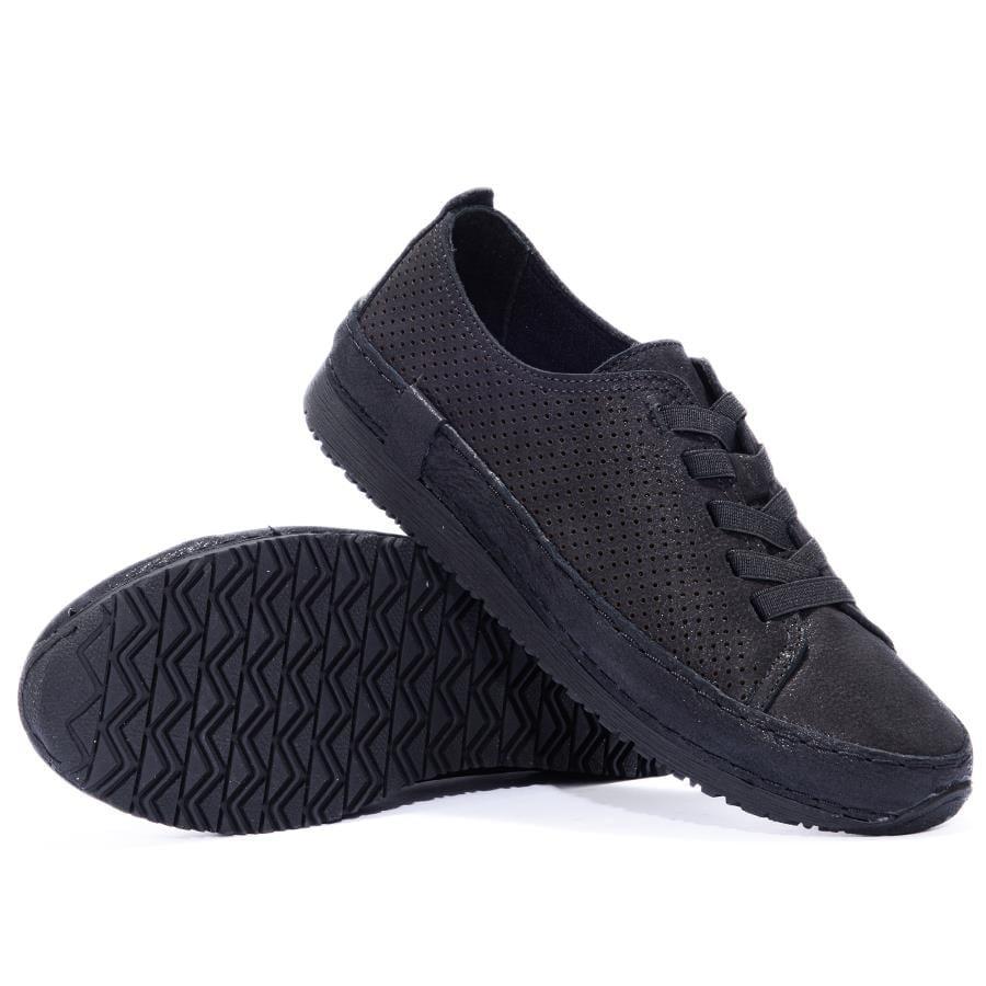 Gusse Alectrona Kadın Hakiki Deri Simli Casual Ayakkabı 233030S