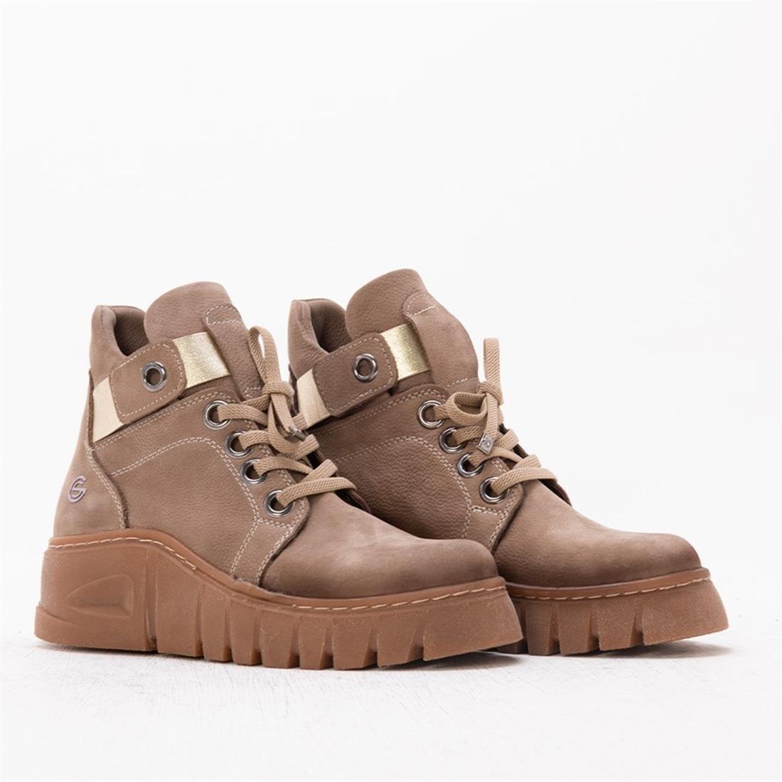 GUSSE ALITA KADIN HAKIKI NUBUK DERI BOT 1075