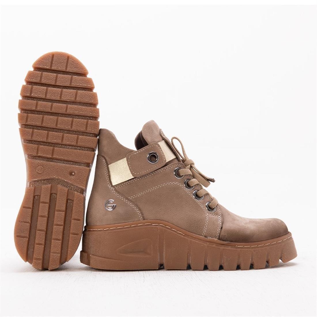 GUSSE ALITA KADIN HAKIKI NUBUK DERI BOT 1075