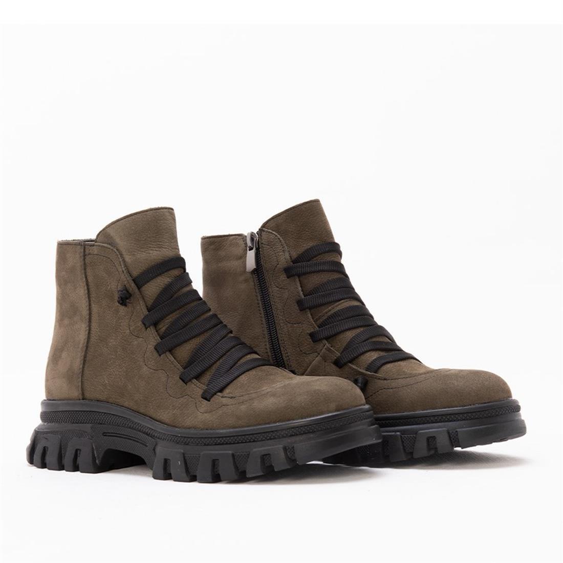 GUSSE ALIX KADIN HAKIKI NUBUK DERI BOT 98-01