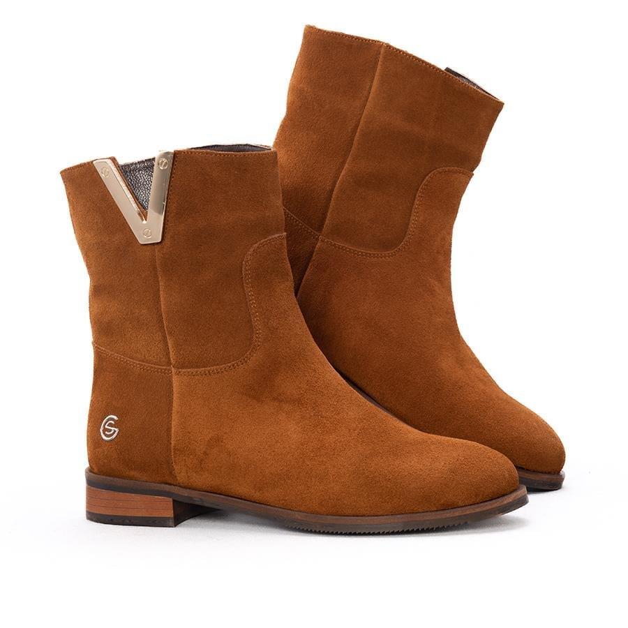 Gusse Allison Kadın Hakiki Süet Deri Bot K751-2