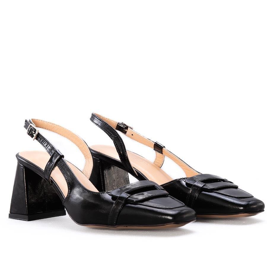 Gusse Amandral Hakik Rugani Deri Stiletto K1584