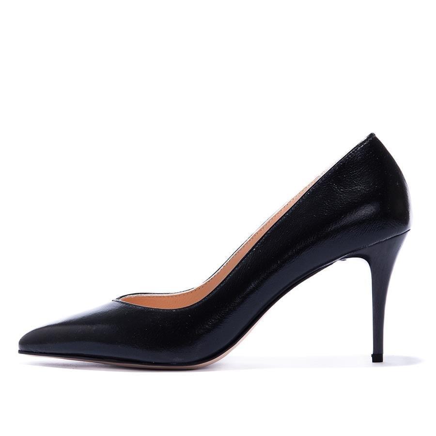 Gusse Ava Kadın Hakiki Rugan Deri Stiletto Ayakkabı K1593