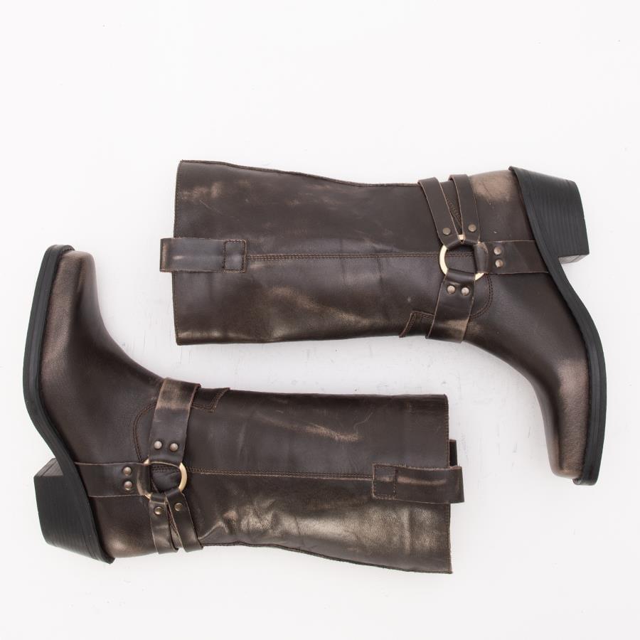 Gusse Azelya Kadın Kovboy Hakiki Deri Bot 95001