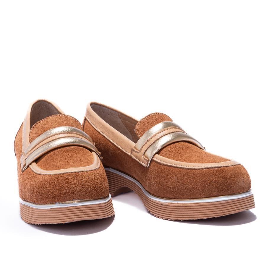 Gusse Brielle Kadın Hakiki Süet Deri Loafer Ayakkabı K151109-2