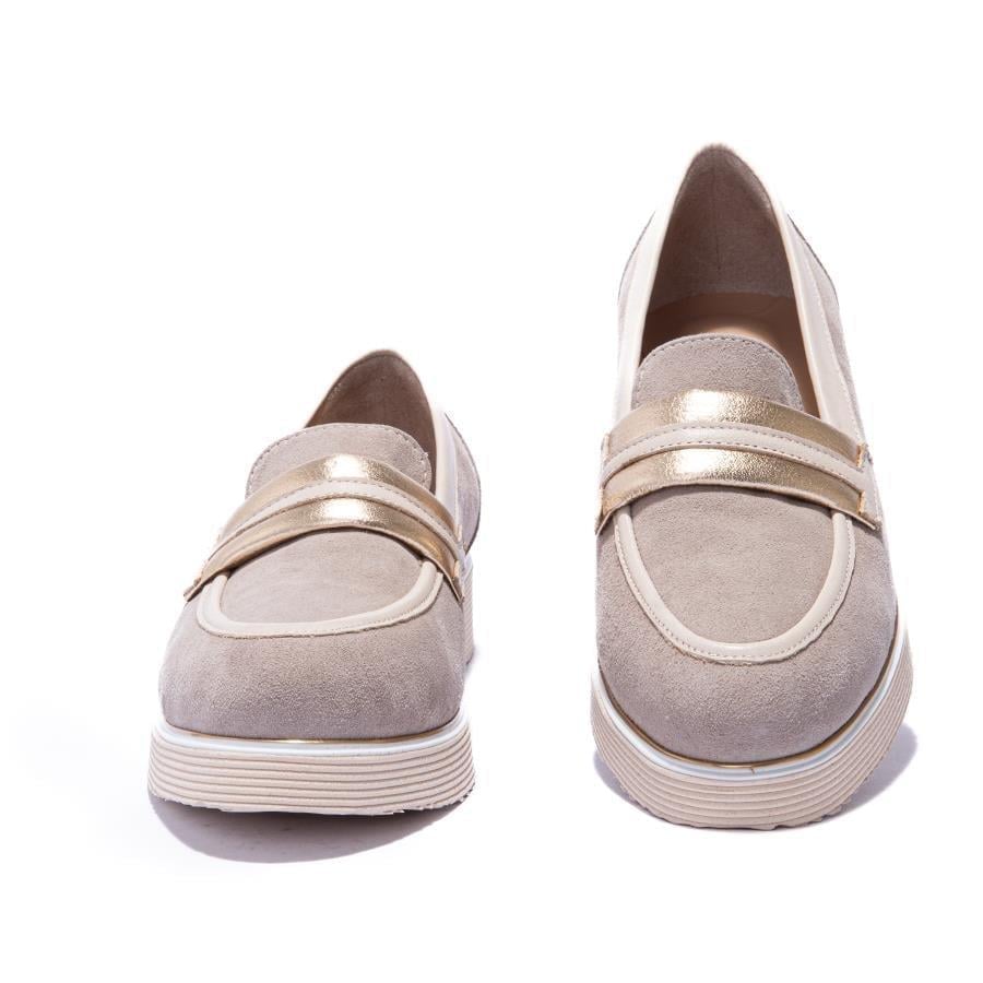 Gusse Brielle Kadın Hakiki Süet Deri Loafer Ayakkabı K151109-2