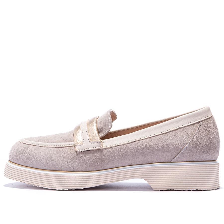 Gusse Brielle Kadın Hakiki Süet Deri Loafer Ayakkabı K151109-2