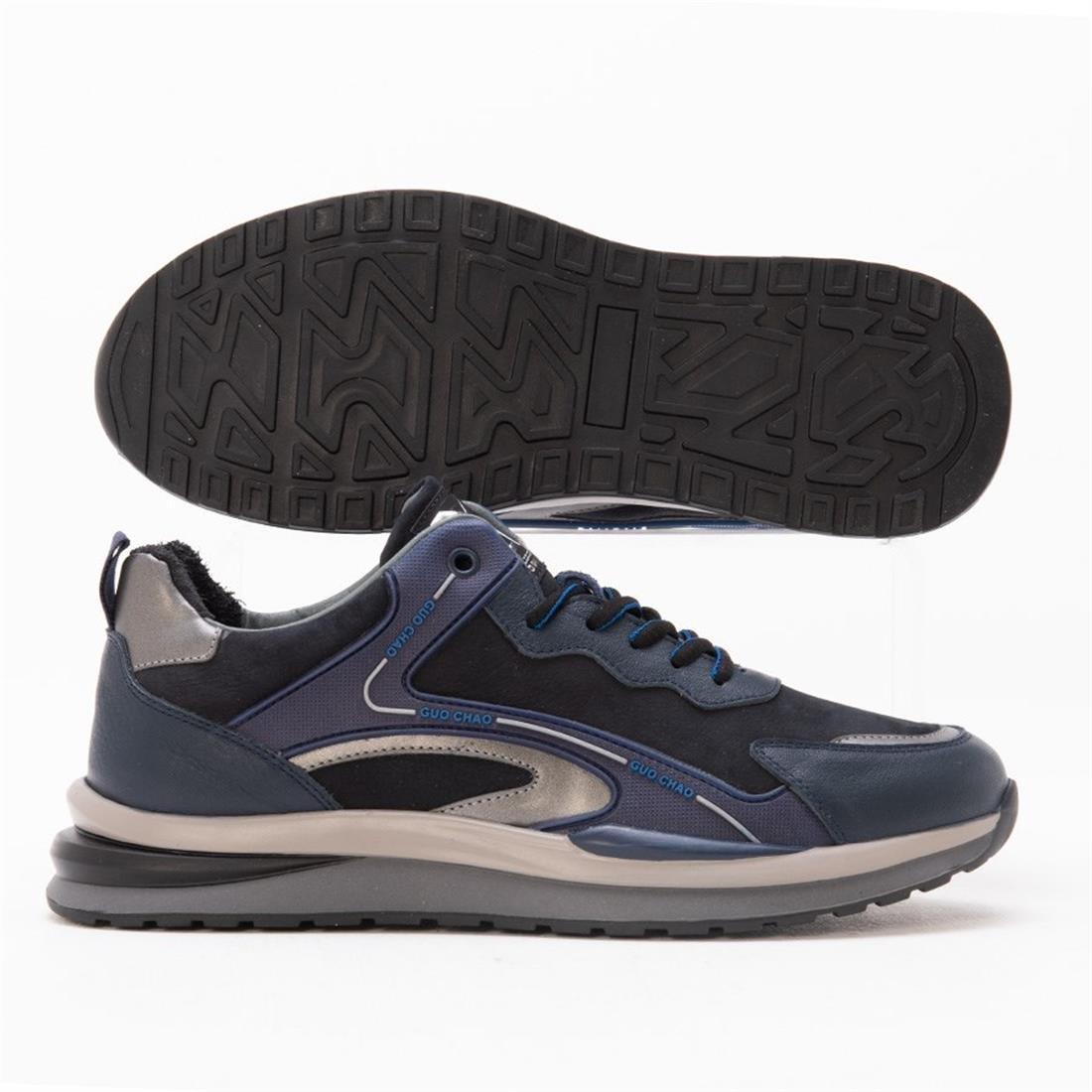 GUSSE BRYTON ERKEK HAKİKİ NUBUK DERİ SNEAKER AYAKKABI-16305