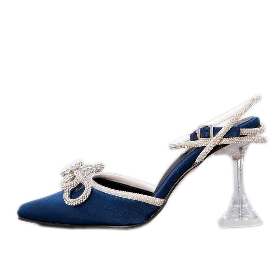 Gusse Calliope Kadın Saten Abiye Stiletto 1670-4