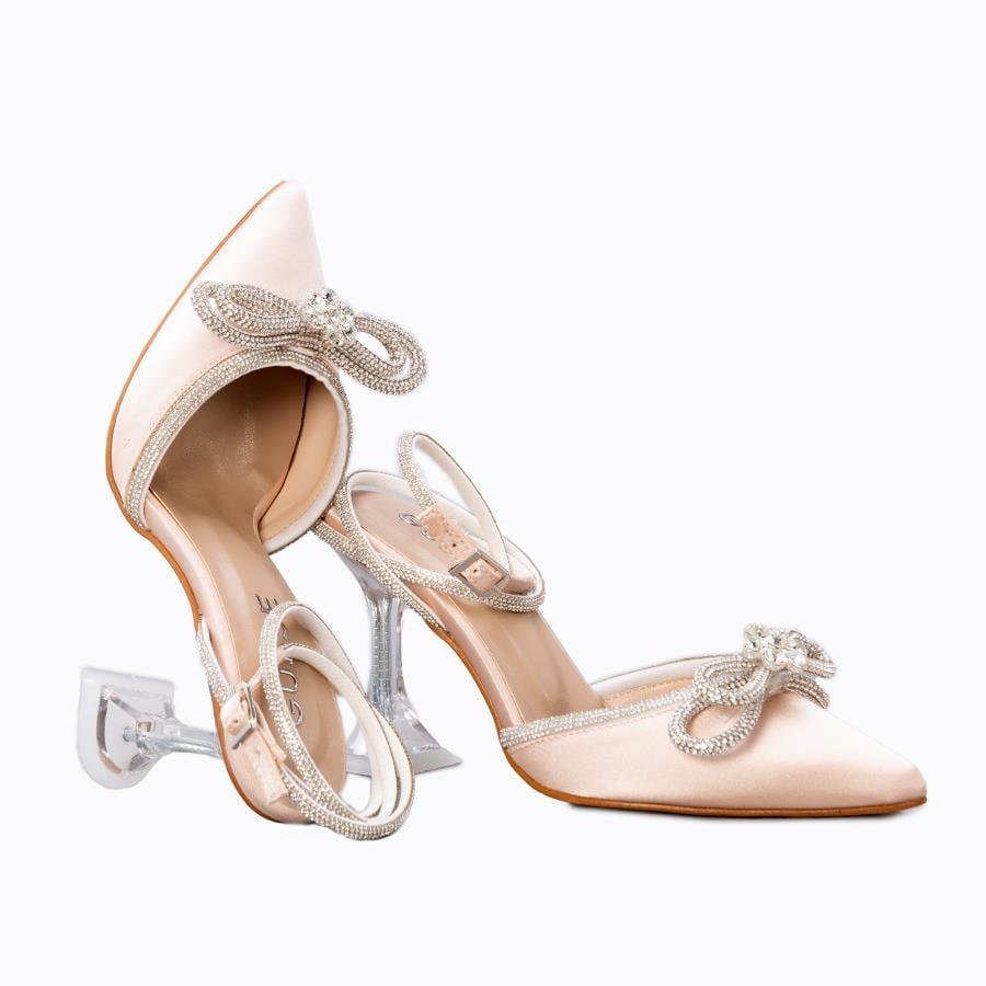 Gusse Calliope Kadın Saten Abiye Stiletto 1670-4