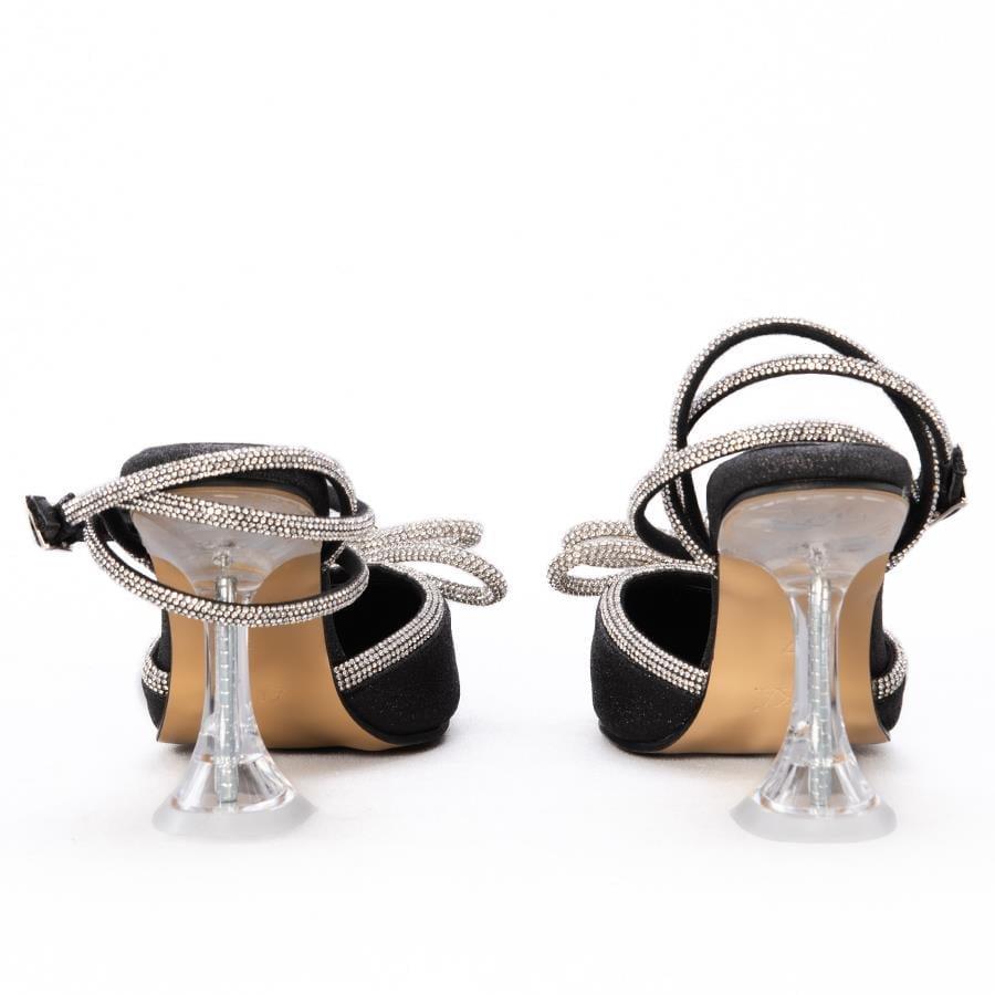 Gusse Calliope Kadın Simli Abiye Stiletto 1670S-4