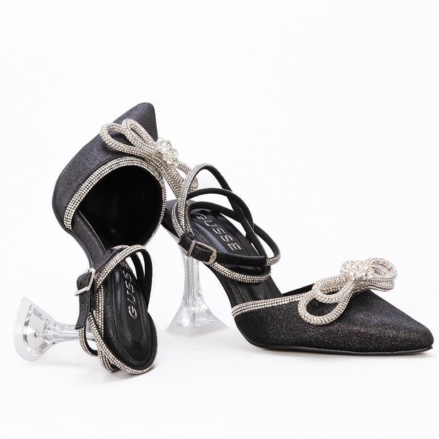 Gusse Calliope Kadın Simli Abiye Stiletto 1670S-4