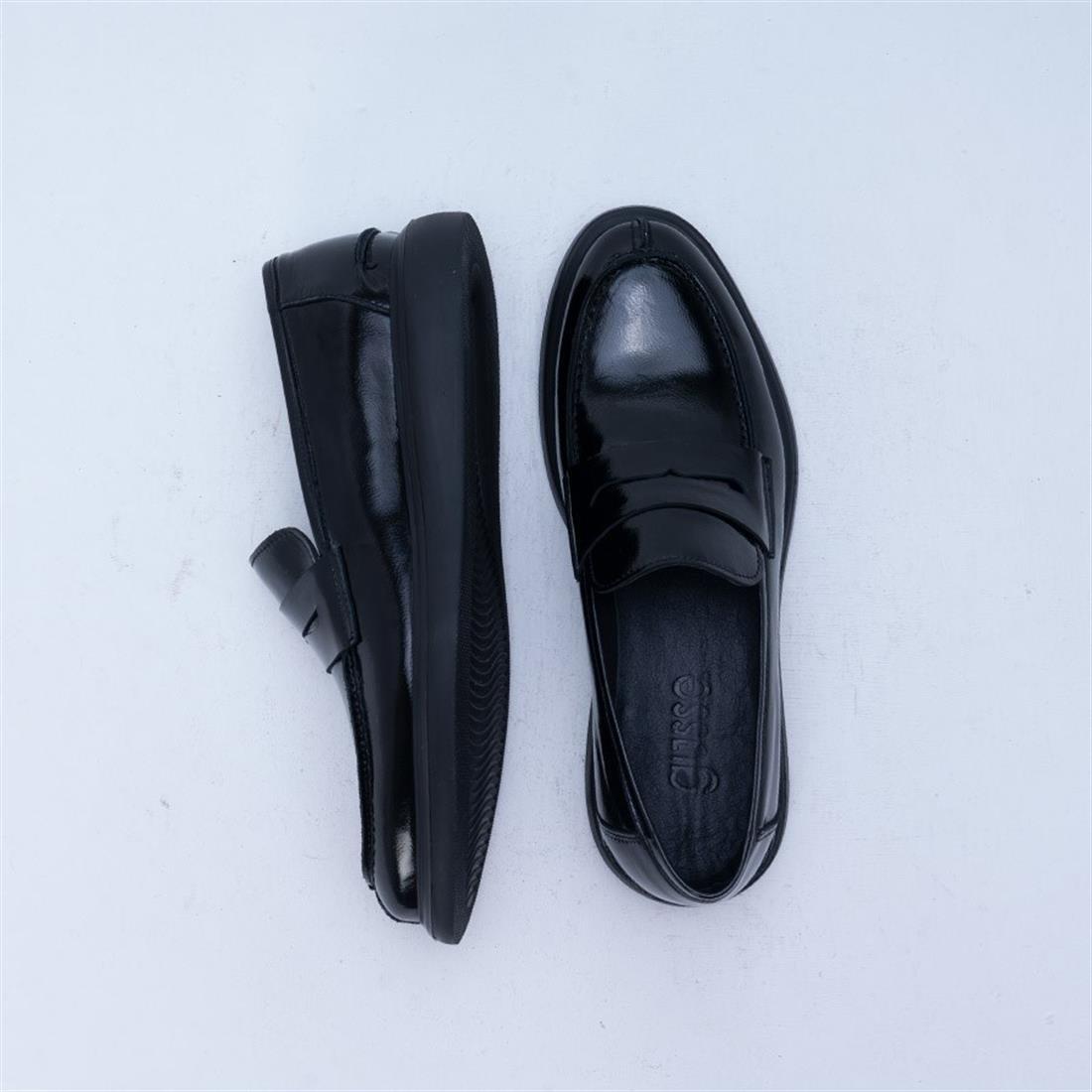 GUSSE CLIVE ERKEK HAKİKİ RUGAN NAPLAK DERİ LOAFER AYAKKABI-226820-3