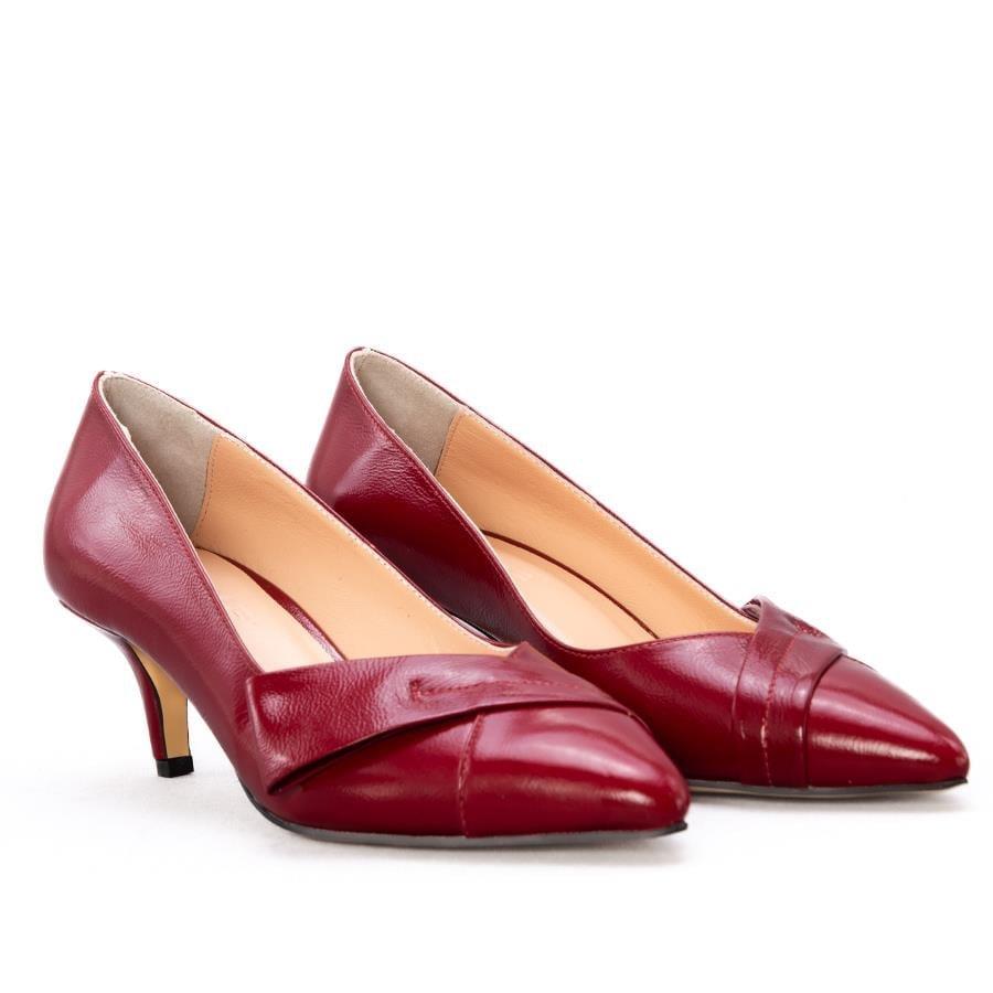 Gusse Daphe Kadın Hakiki Rugan Deri Stiletto K2585-3