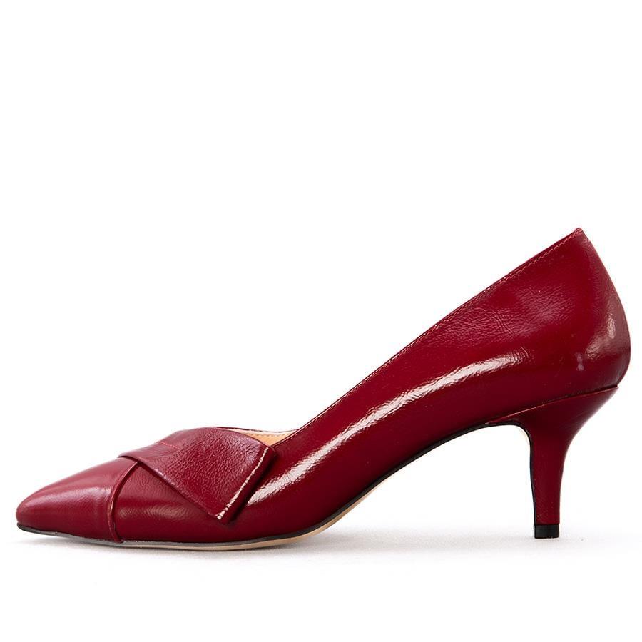 Gusse Daphe Kadın Hakiki Rugan Deri Stiletto K2585-3