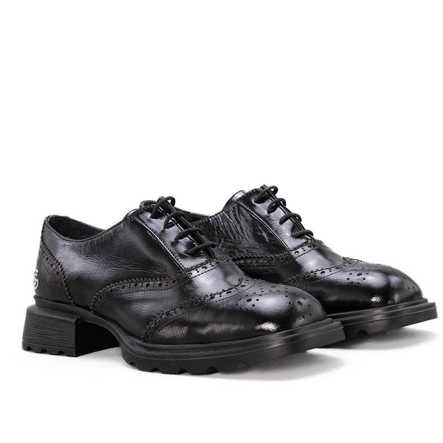 Gusse Darchelle Kadın Hakıkı Rugan Derı Ayakkabı 1603-3