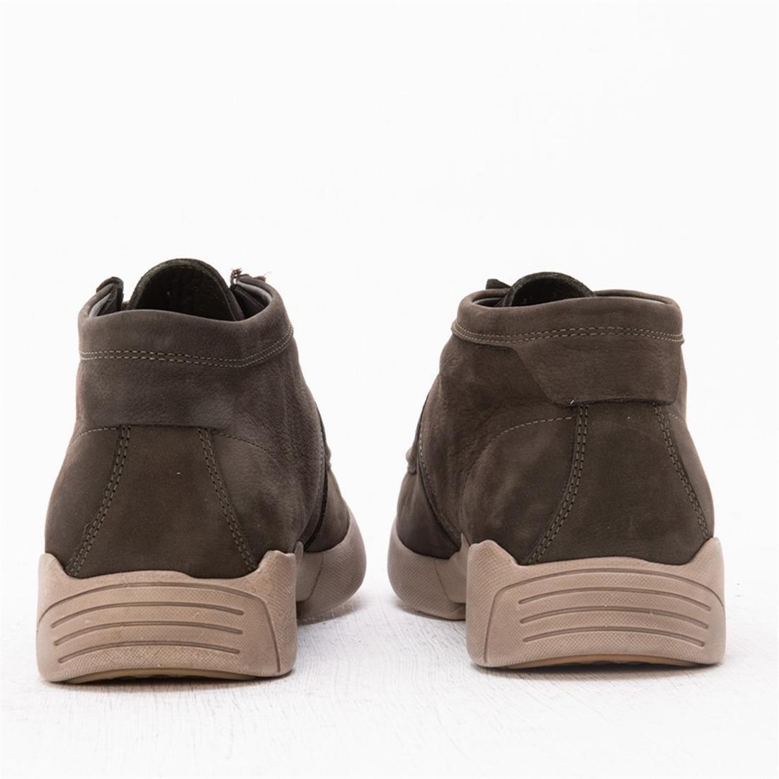 GUSSE DIMA ERKEK HAKİKİ NUBUK DERİ CASUAL BOT-230410