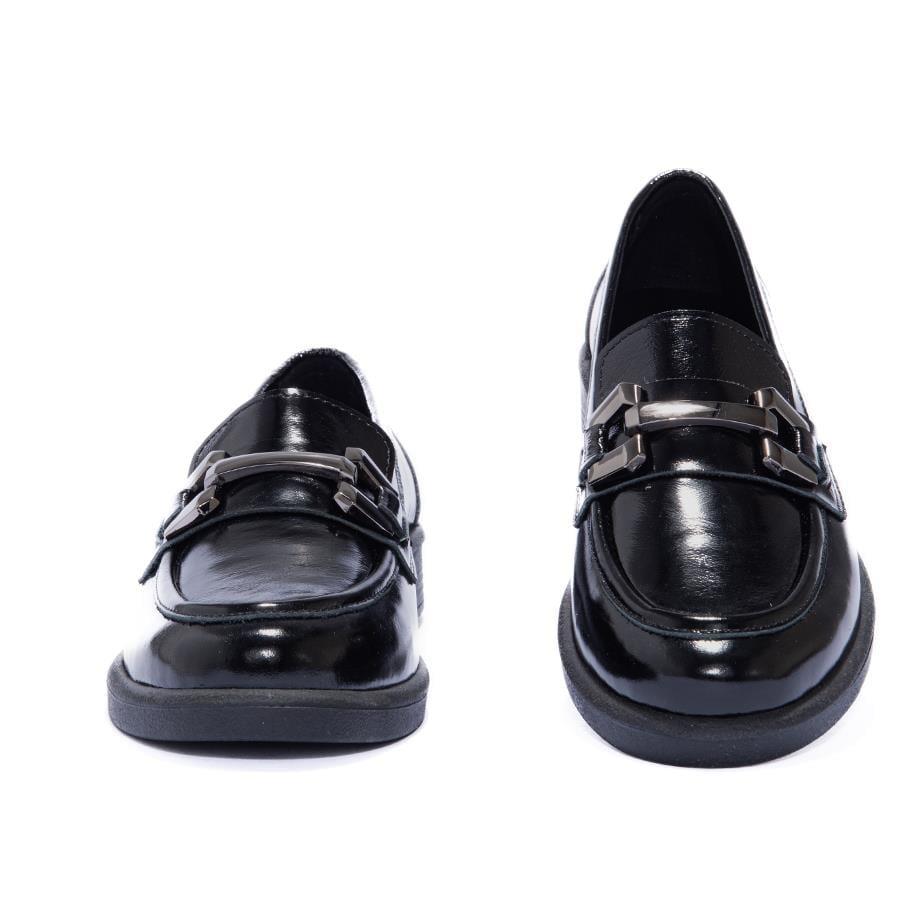 Gusse Dorella Kadın Hakiki Rugan Deri Loafer Ayakkabı 2121FZ-3