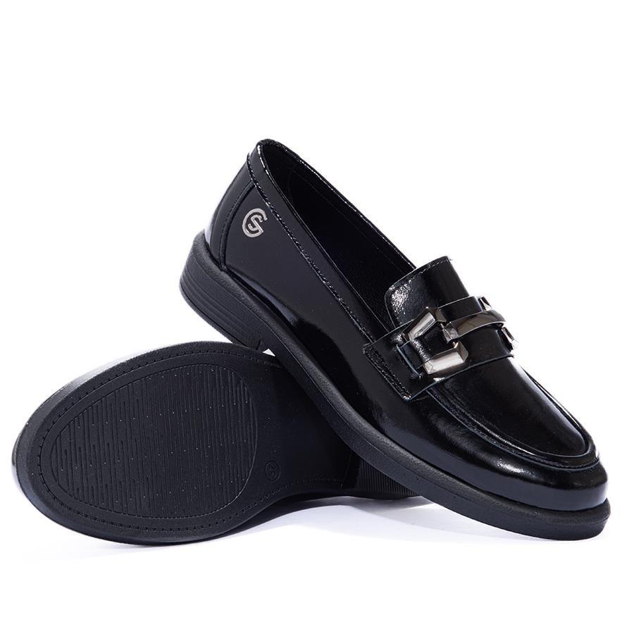 Gusse Dorella Kadın Hakiki Rugan Deri Loafer Ayakkabı 2121FZ-3