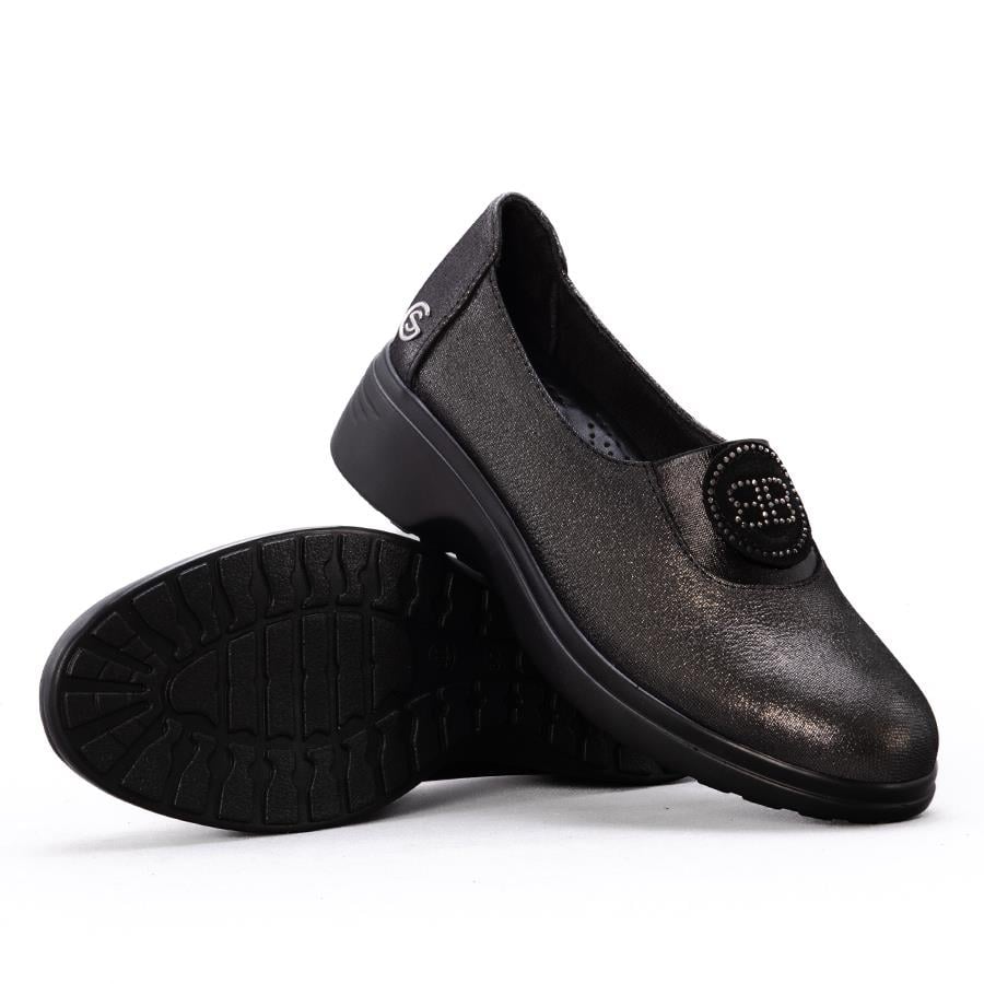 Gusse Ester Kadın Simli Hakiki Deri Ayakkabı 410