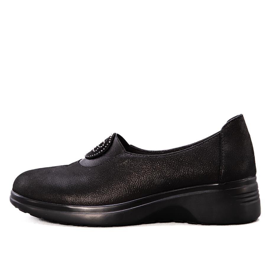 Gusse Ester Kadın Simli Hakiki Deri Ayakkabı 410