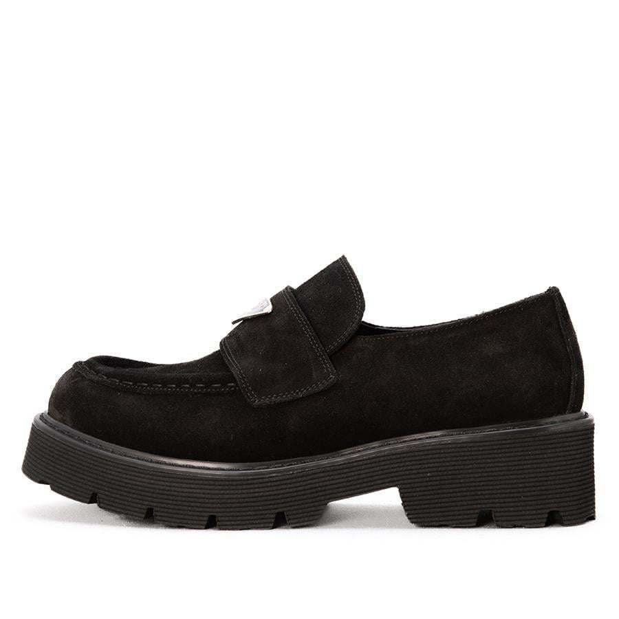 Gusse Evans Kadın Hakiki Süet Deri Loafer Ayakkabı 5679-2