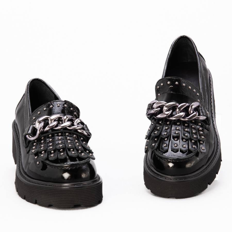 Gusse Gelbero Kadın Hakiki Rugan Deri Loafer Ayakkabı 5680-3