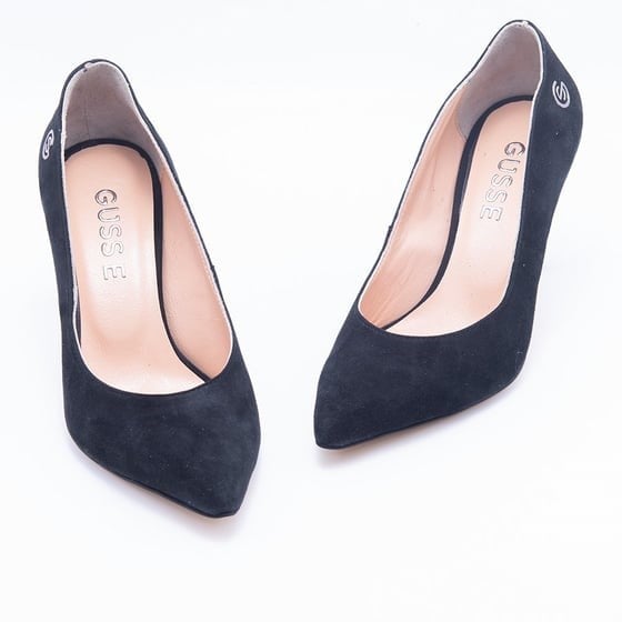 Gusse Gema Kadın Hakiki Süet Deri Stiletto Ayakkabı-K1605-2