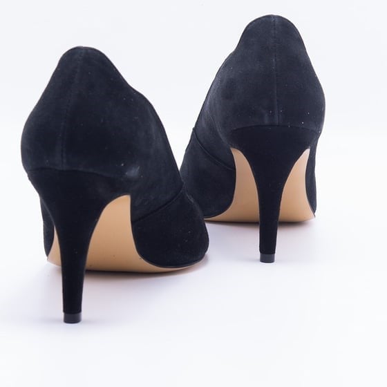Gusse Gema Kadın Hakiki Süet Deri Stiletto Ayakkabı-K1605-2