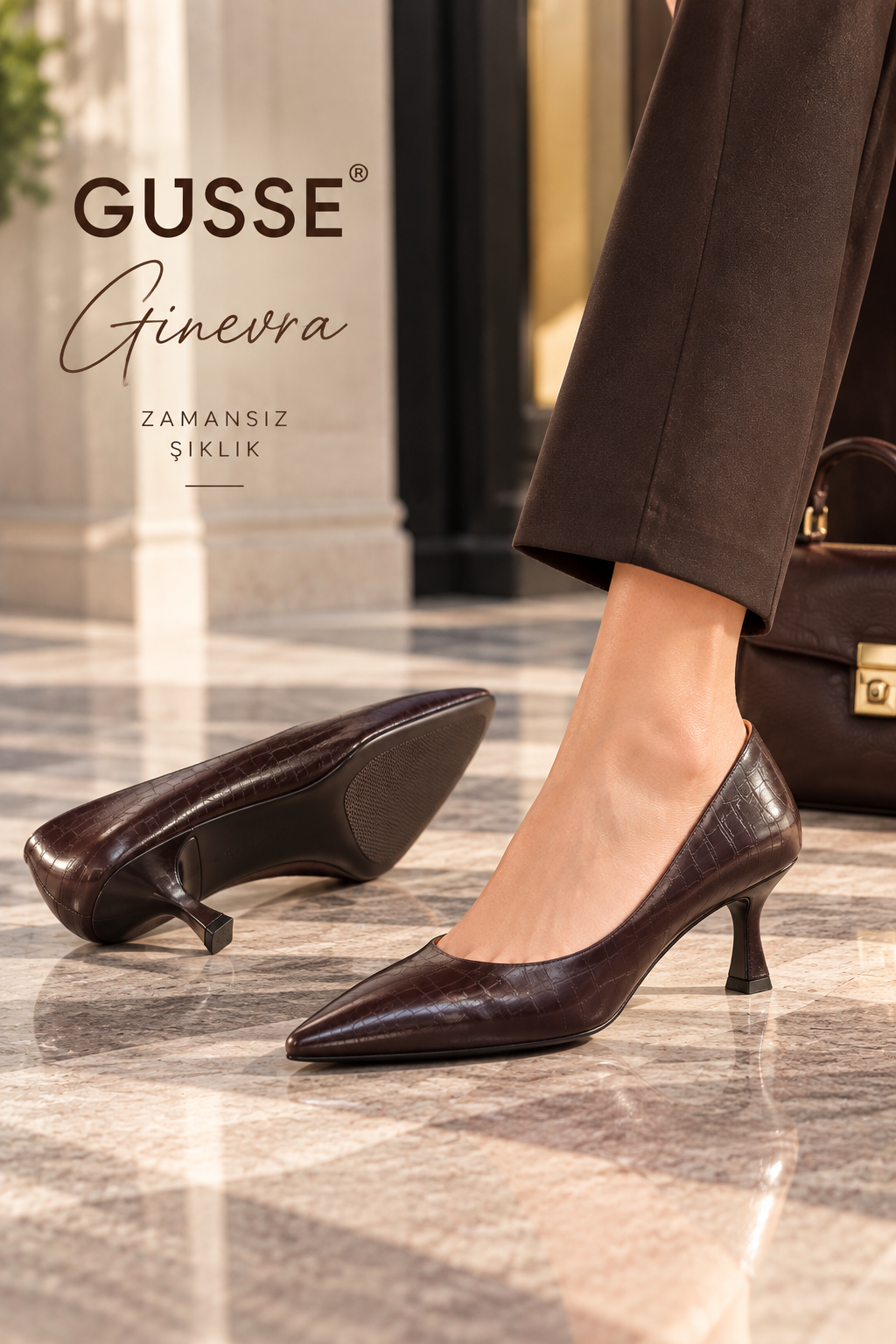 Gusse Ginevra Kadın Stiletto Ayakkabı 294-05SK