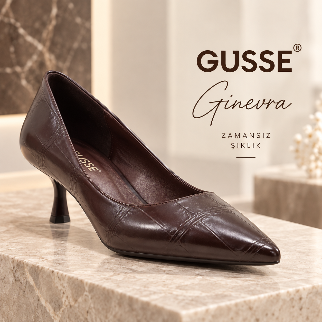 Gusse Ginevra Kadın Stiletto Ayakkabı 294-05SK