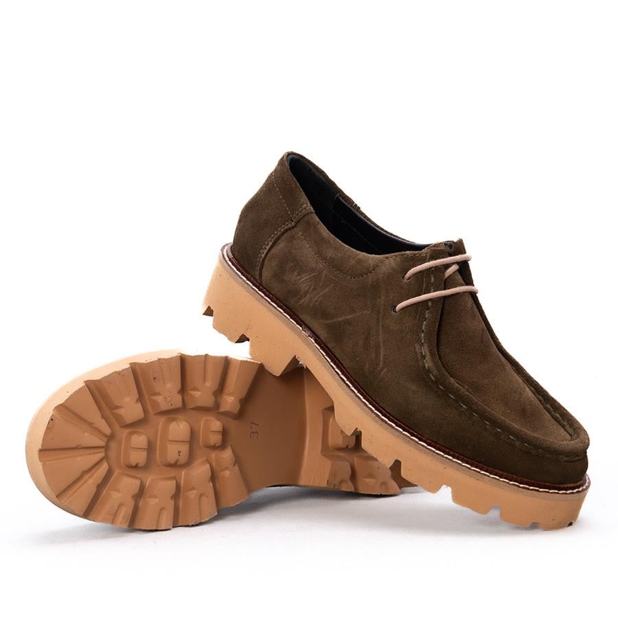 Gusse Greyson Kadın Hakıkı Süet Deri Ayakkabı 141210-2