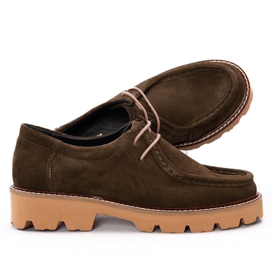 Gusse Greyson Kadın Hakıkı Süet Deri Ayakkabı 141210-2