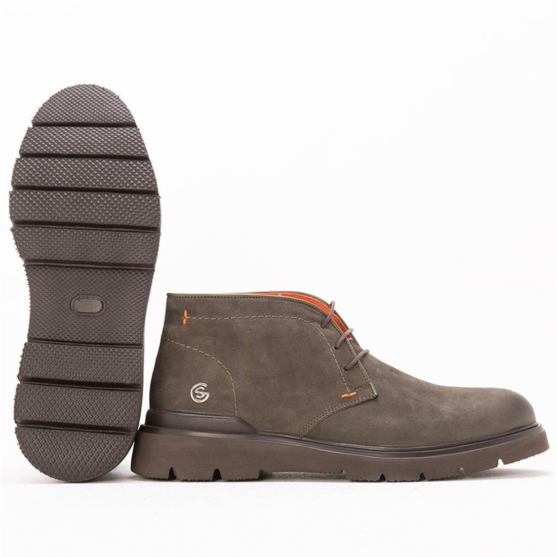 Gusse Hermann Erkek Hakiki Nubuk Deri Bot 6820-1